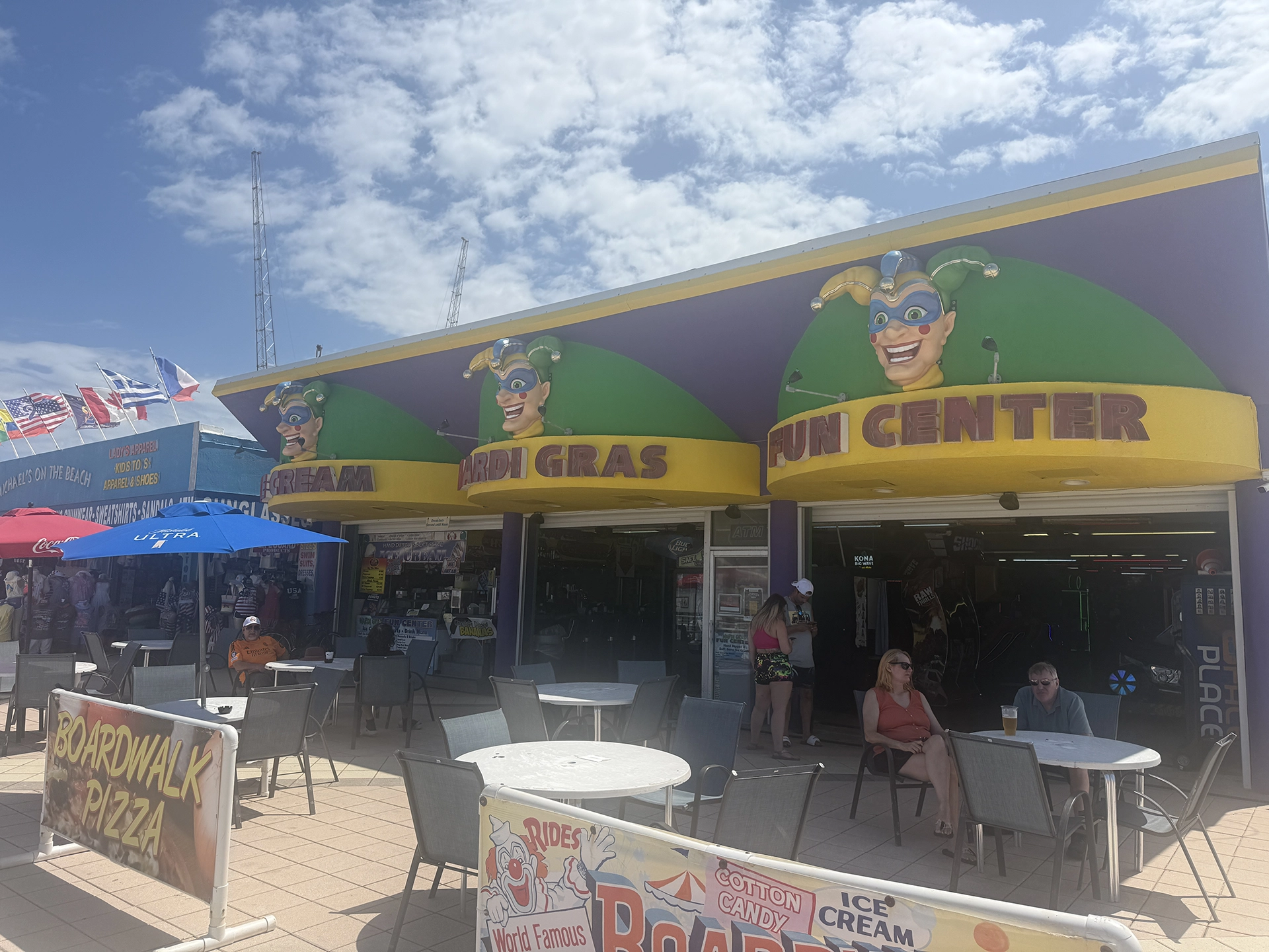 Our spot on the boardwalk
